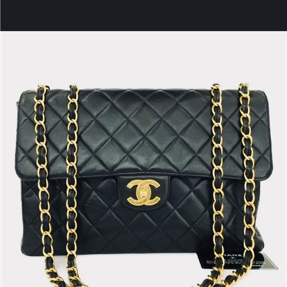 CHANEL Jumbo 30🤩11.8”🤩24K Hardware Amazing cond🤩Box Card Duster Org pamphlets - Picture 11 of 15